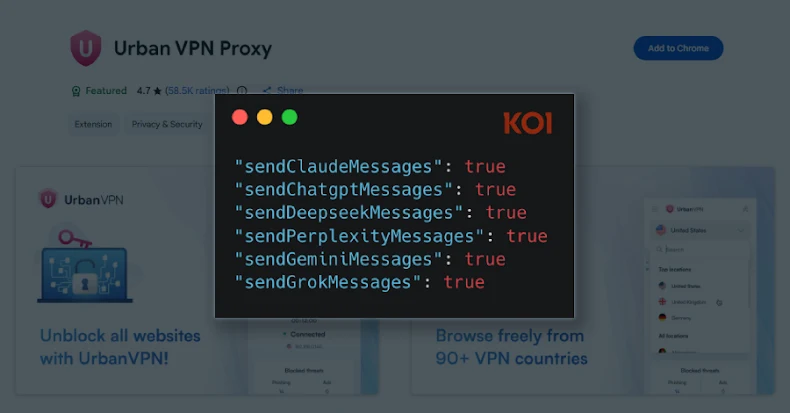 Featured Chrome Browser Extension Caught Intercepting Millions of Users' AI Chats